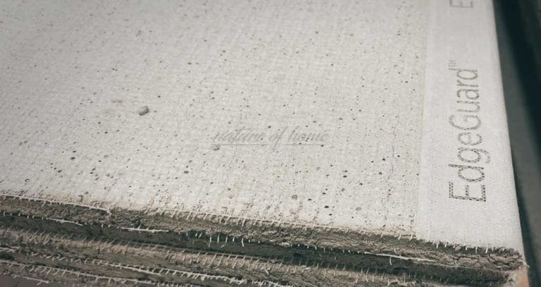 How to Install Cement Board on a Floor for Tile 8 durock edgeguard cement backer board