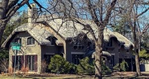 Steam Bent Cedar Shingles 1 house with steam bent cedar shingles.
