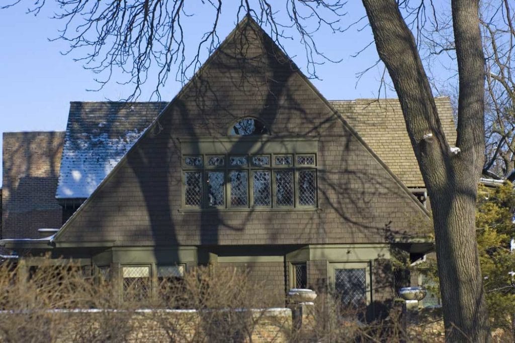 frank lloyd wright house in oak park illinois