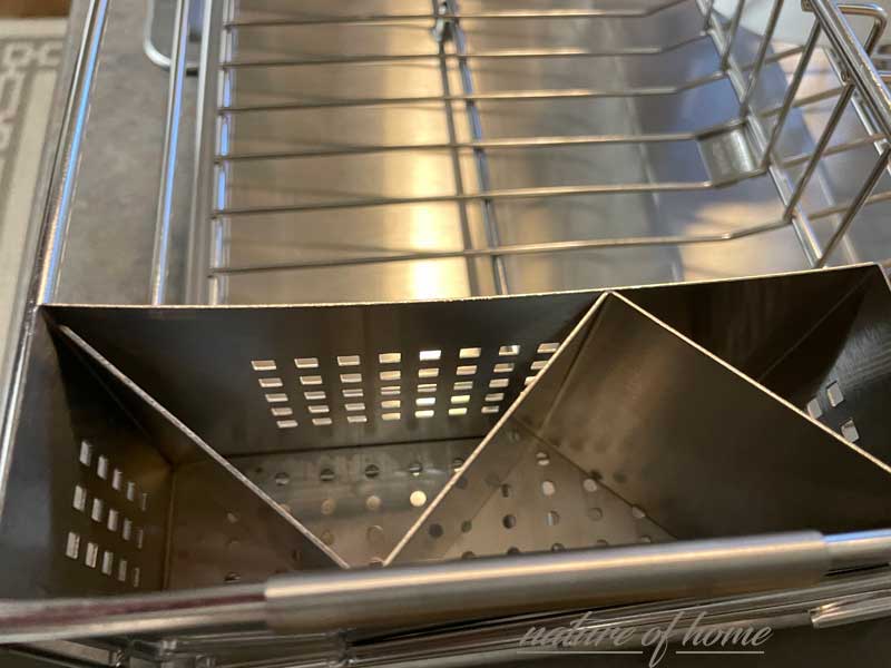 Zojila Rohan Dish Drainer Rack ~ Review 3 zojila rohan dish rack drainer utensil tray