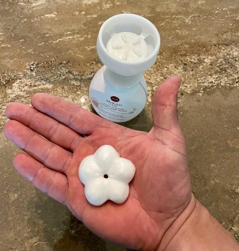 Japanese Flower Stamp Hand Soap: MyKirei- How $18 Soap Became a Viral Sensation 2 flower stam hand soap from japan - mykirei