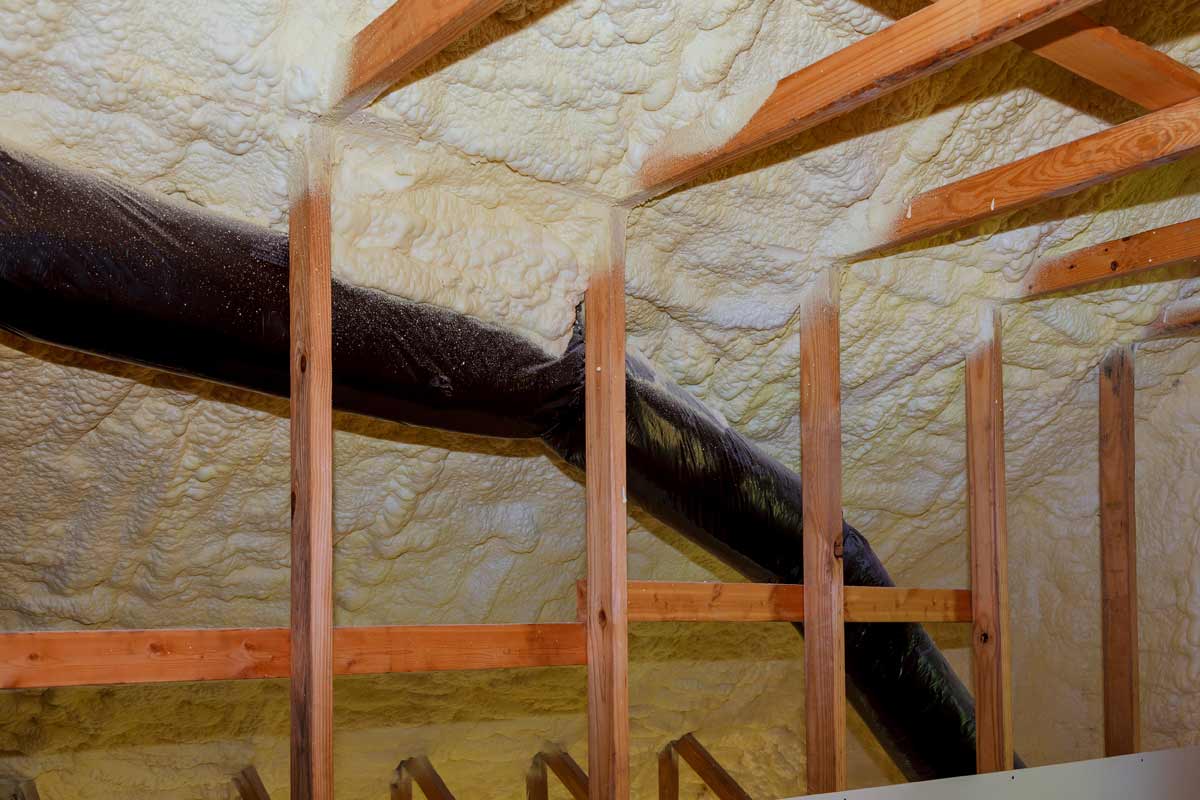 Types of Attic Insulation + 3 Ways to Avoid Danger & Damage 5 spray foam attic insulation