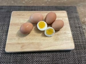 Instant Pot Hard Boiled Eggs (12 Easy Steps for Perfect Results) 1 Hard boiled eggs cooked with Instant Pot