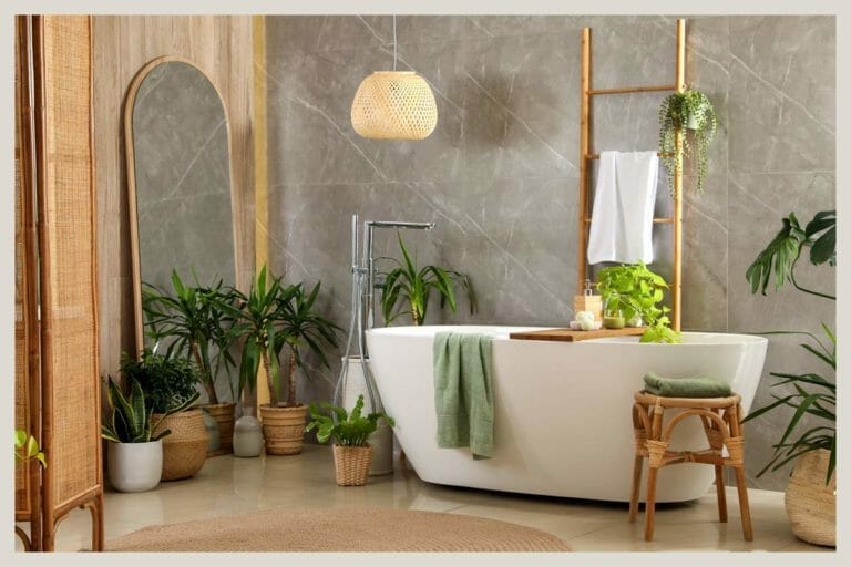 20 Pothos Decoration Ideas + 9 Home Decor Tips (Stunning) 7 pothos decoration idea for bathrooms