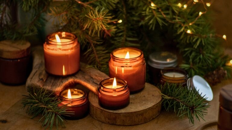 Are Scented Candles Really Harmful? Here’s What Science Says 1 Are Scented Candles Really Harmful? Here’s What Science Says - Cozy burning candle in amber glass jar ss2454019177 degm 2