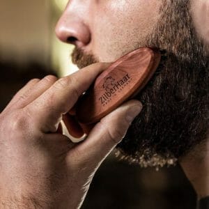 ZilberHaar Pocket Mustache and Beard Brush