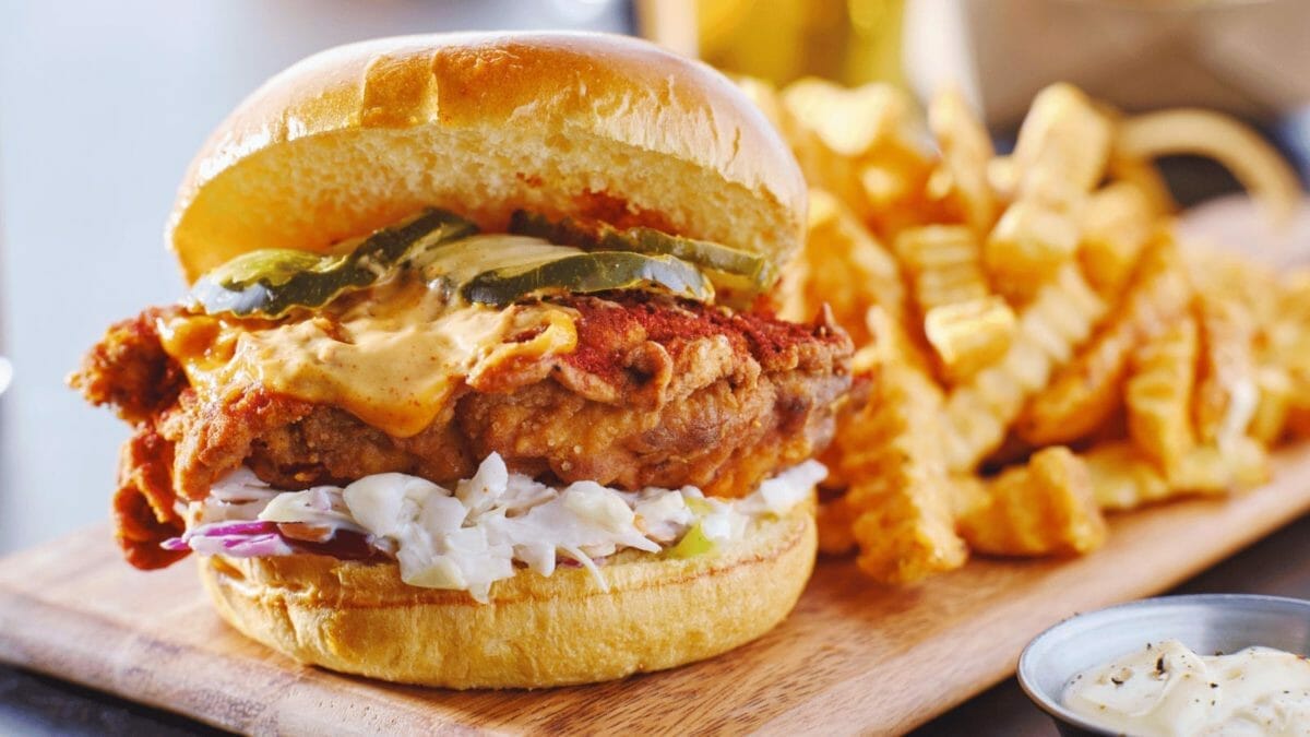 The Food Each U.S. State is Known For 43 Nashville Hot Chicken Sandwich