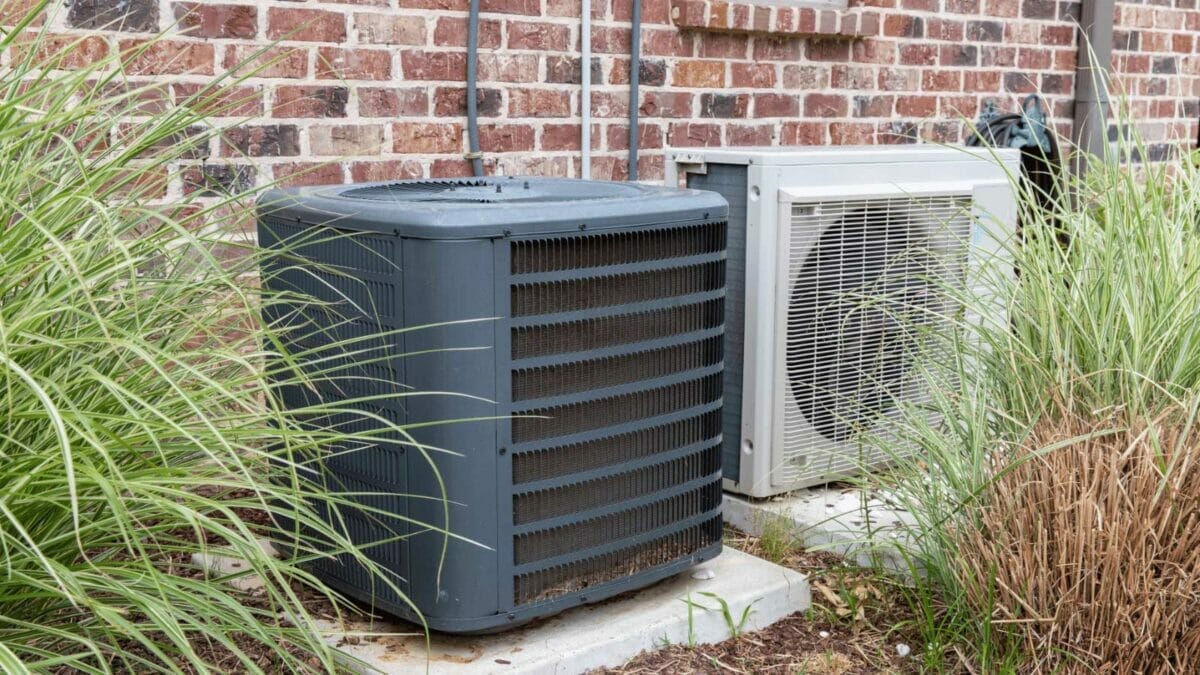 Heating & Cooling Game Changer: Why CO2 Heat Pumps Are the Future 2 heat pump system on side of house