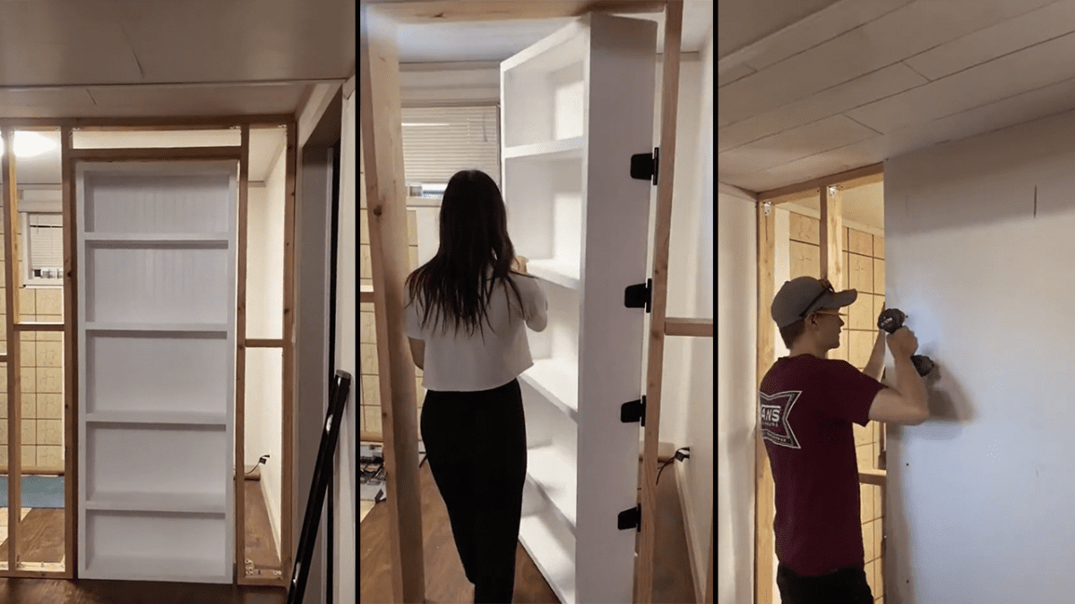 No Ordinary Shelves: Couple Creates DIY Secret Room Using a Bookshelf Door 4 No Ordinary Shelves: Couple Creates DIY Secret Room Using a Bookshelf Door - image 19