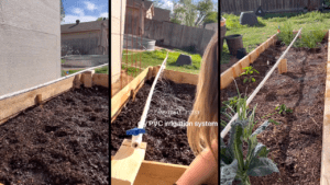 Woman Shares Her $50 DIY Irrigation System Using PVC: Garden Growth Hack 1 diy irrigation system