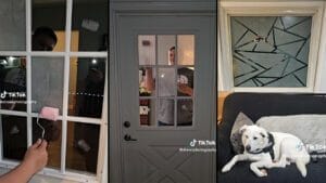 Homemade Custom Privacy Glass Using a Common $3 Back-to-School Item 1 homemade privacy glass