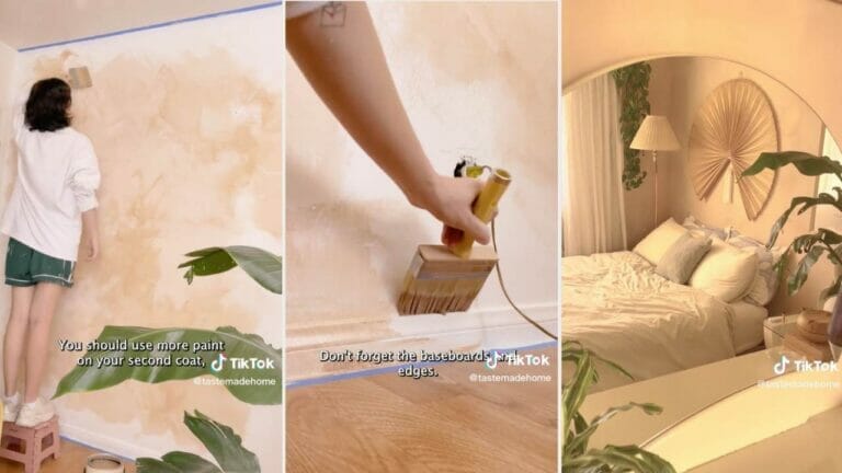 A Trick for Achieving the Perfect Bohemian/Natural Look For Your Walls 3 A Trick for Achieving the Perfect Bohemian/Natural Look For Your Walls - limewash walls