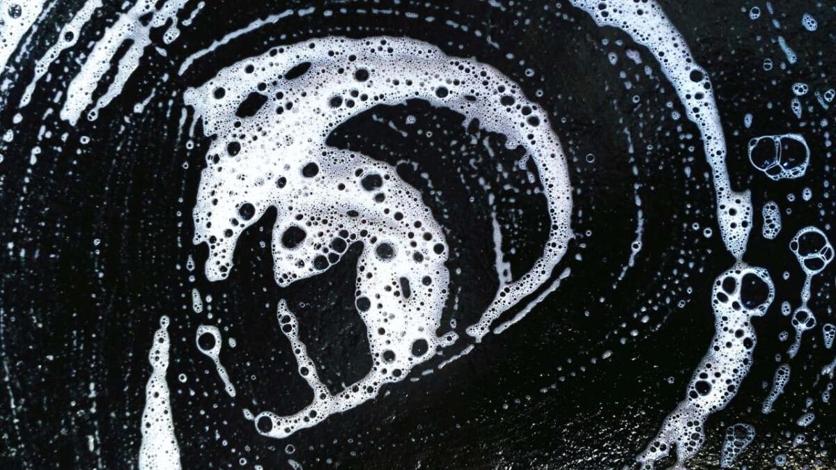 cast iron pan in dishwasher