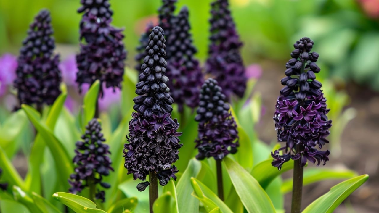 15 Striking Naturally Black Flowers to Add Mystery & Drama 12 Black Hyacinth