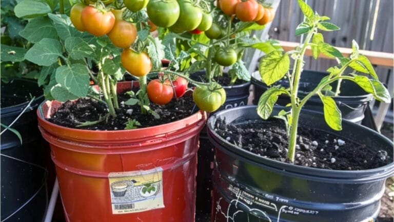15 Delicious Foods You Can Grow in 5 Gallon Buckets - growing food 5 gallon bucket 1