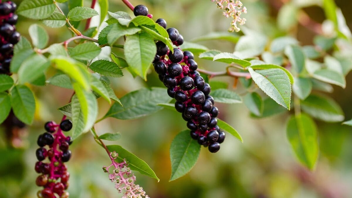 10 Ways to Attract Bluebirds to Your Yard - pokeberry ss2384554837