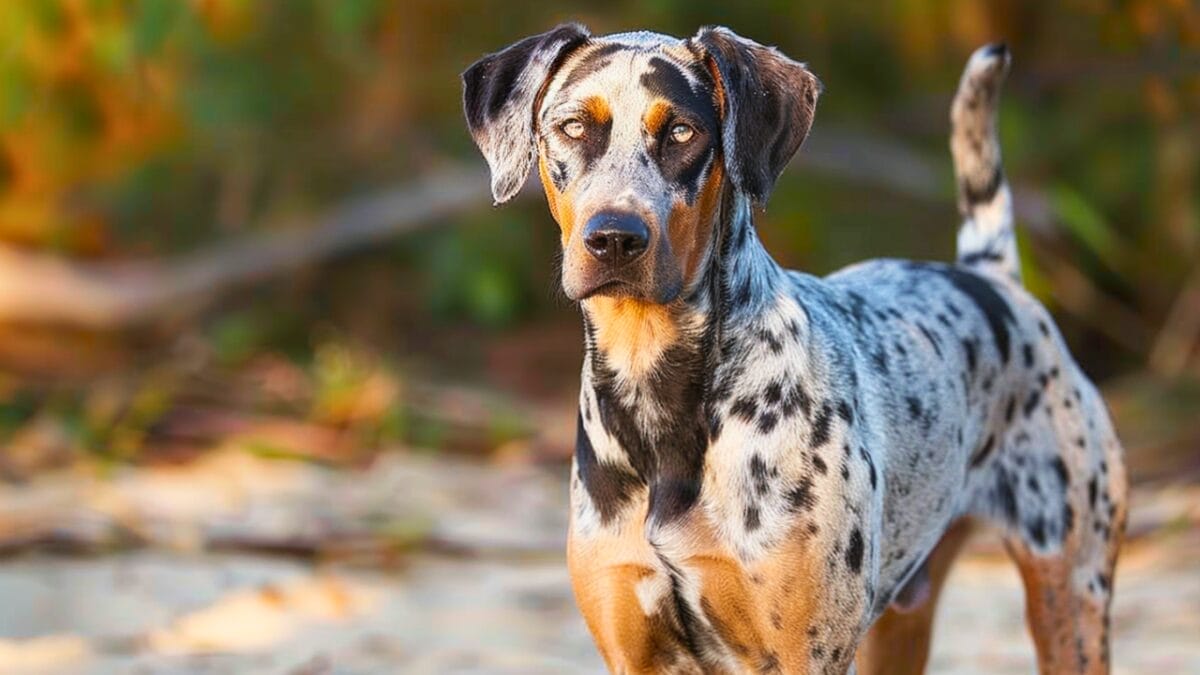 15 American Dog Breeds Born & Bred in the USA: The Underdogs - Catahoula Leopard Dog breed