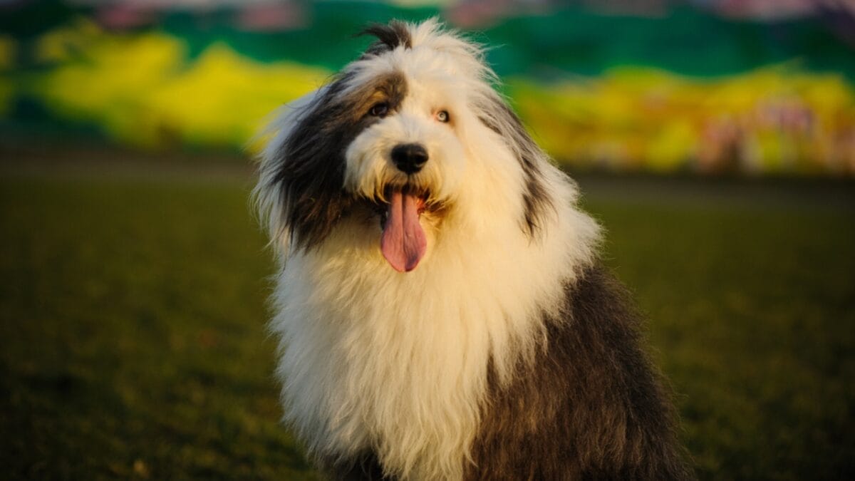 15 Dog Breeds Known for Their Fluffy, Cuddly Puppies - Old English Sheepdog ss758808706