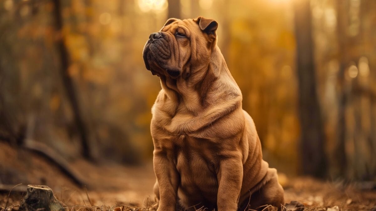 These Dog Breeds Have the Shortest Lifespans—One Breed Lives Just 5 Years - Realistic shot Chinese Shar pei during the anciet times mj