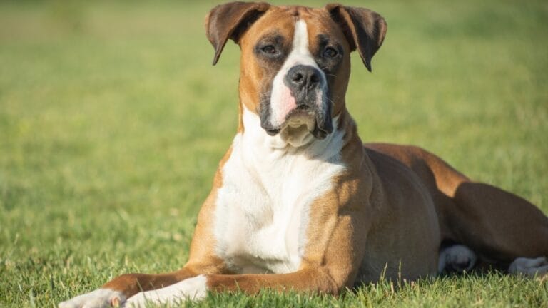 First German Police Dogs & 10 Other Things About Boxers Most People Don't Know 10 First German Police Dogs & 10 Other Things About Boxers Most People Don't Know - boxer dog sitting grass ss2272988387
