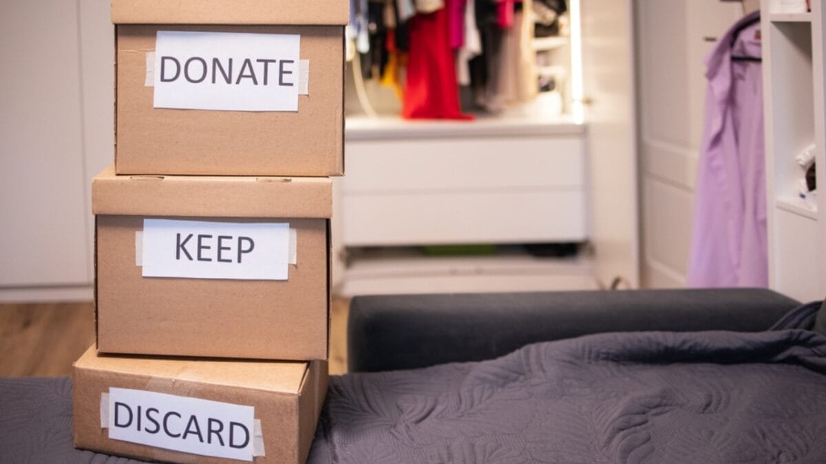 The 12-12-12 Decluttering Challenge Is Your Path to a Tidier Home - boxes for donation keeping storing ss2286872509