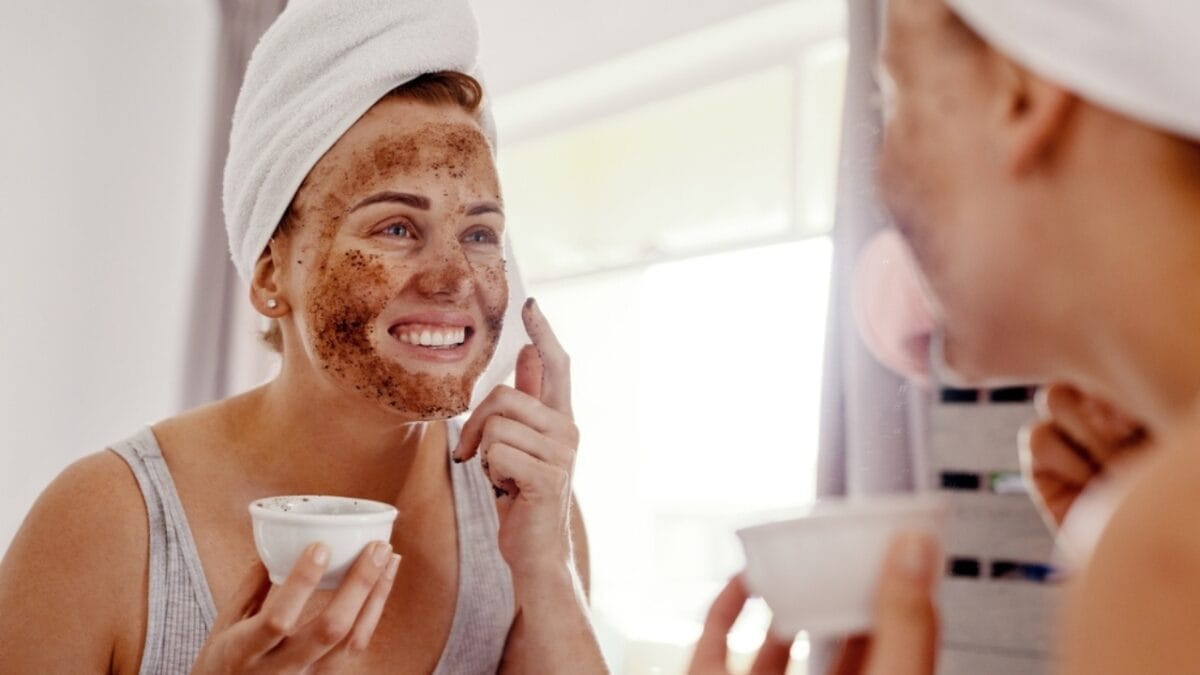 10 Reasons to Leave a Bowl of Coffee Grounds Out in Your Kitchen - coffee face mask ss2148101359