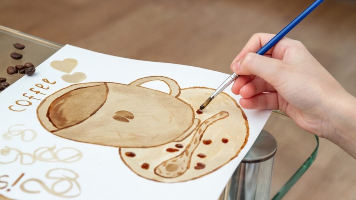 10 Reasons to Leave a Bowl of Coffee Grounds Out in Your Kitchen 7 10 Reasons to Leave a Bowl of Coffee Grounds Out in Your Kitchen - coffee painting artwork ss1749619523