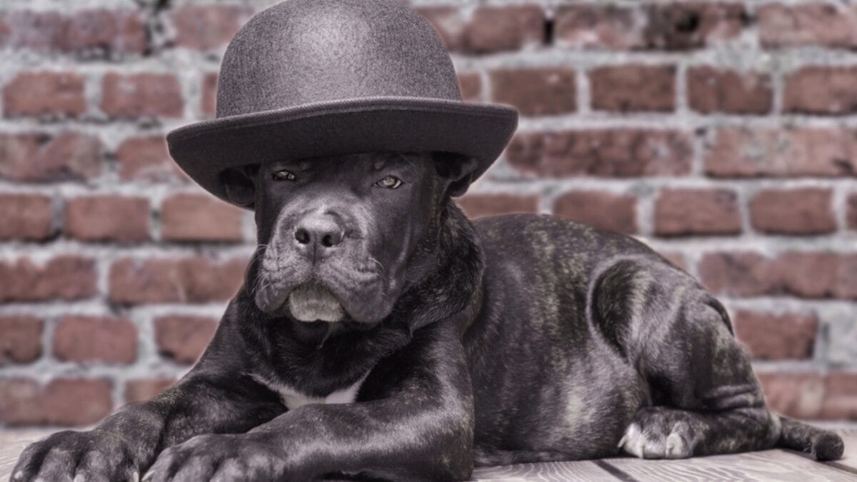 9 Little-Known Historical Truths About Cane Corso Dogs 10 9 Little-Known Historical Truths About Cane Corso Dogs - corso dog wearing hat dp687628132