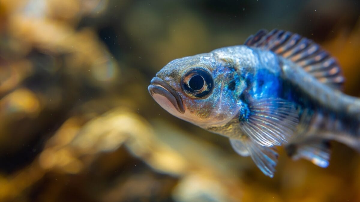 The World's Rarest Fish Thrives in an Unexpected Place—Nevada - devils hole pupfish close up shot sideways mj