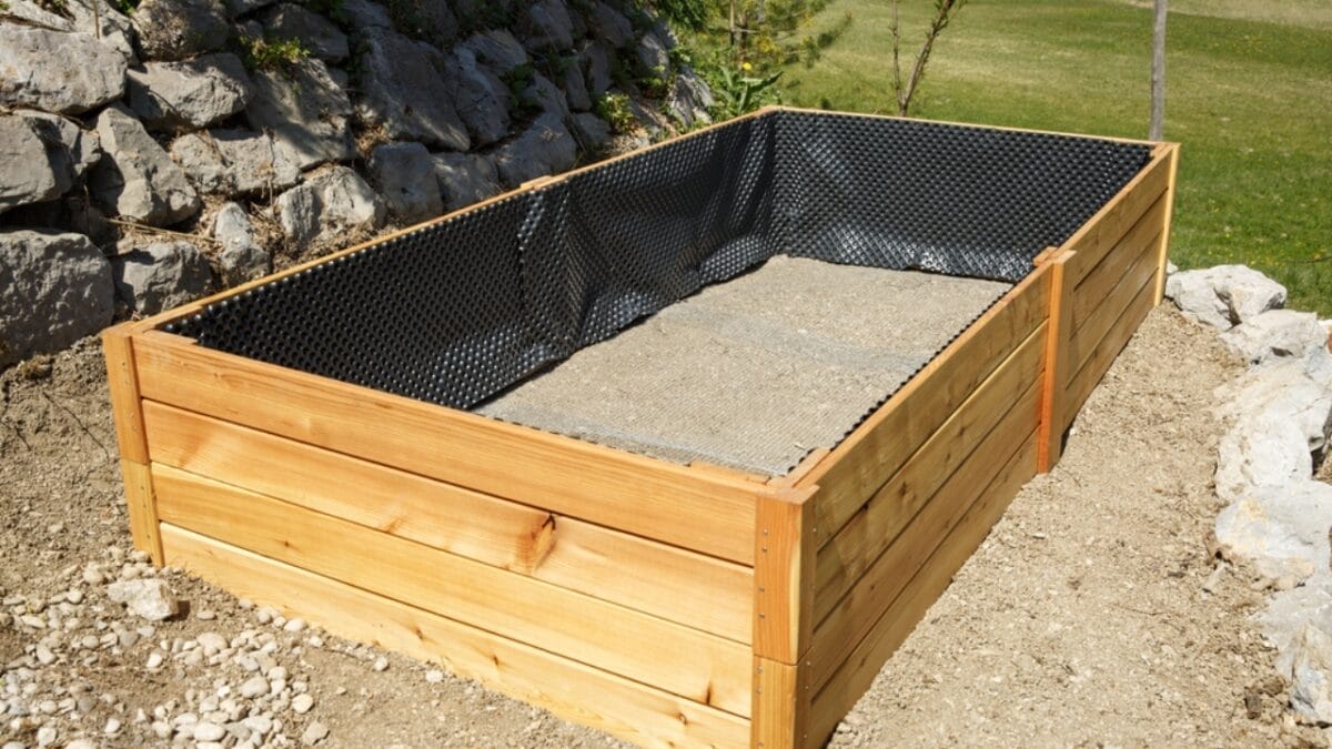Bountiful Raised Garden Beds in 9 Easy Steps - empty raised garden bed ss1917938819