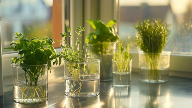 10 Herbs You Can Cultivate in Water Indoors — All Year Round 2 10 Herbs You Can Cultivate in Water Indoors — All Year Round - herbs in water ai