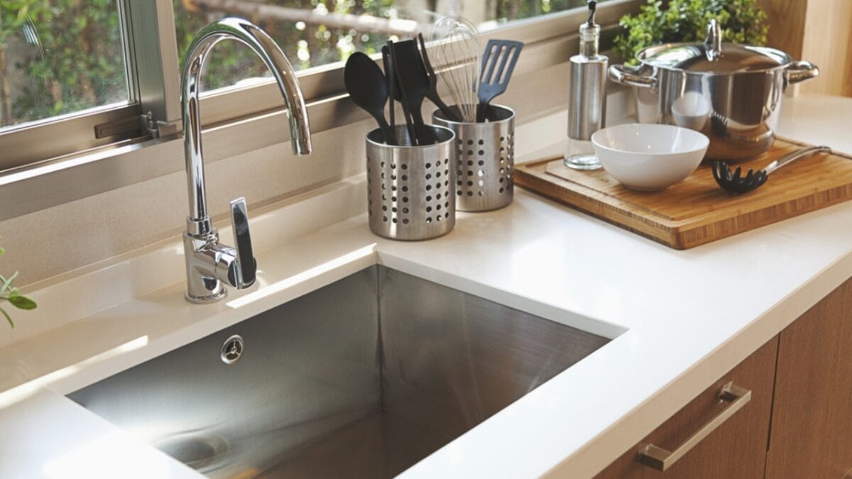 Refresh Your Kitchen in a Weekend with These 18 Simple DIY Ideas - kitchen faucet ss374567068
