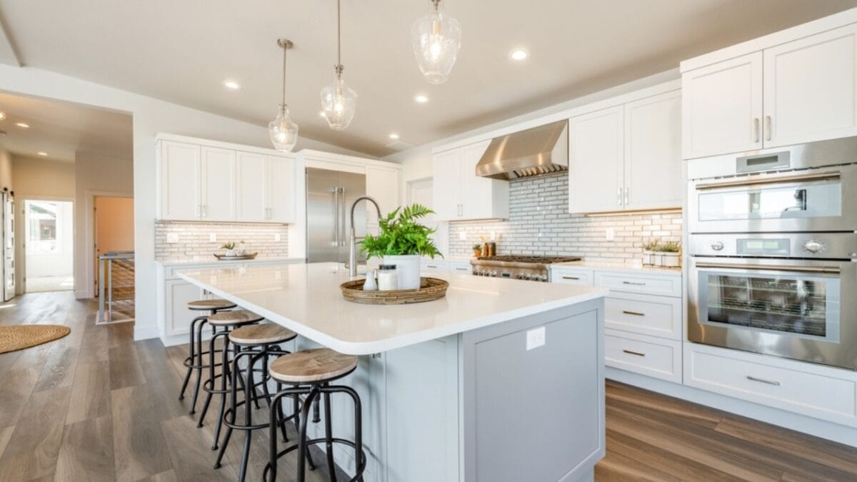 These 10 Kitchen Mistakes Always Devalue a House - open kitchen table white ss2150235475