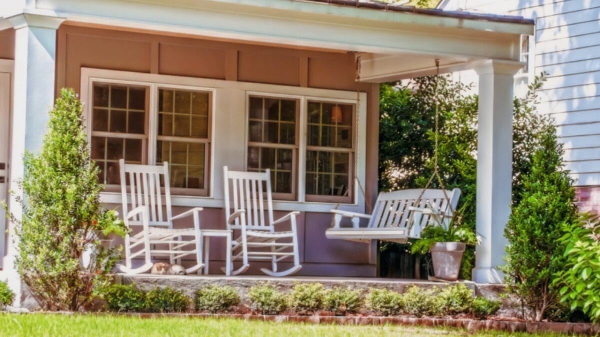 20 Curb Appeal Ideas to Supercharge Your Home's Value - rocking chair in house ss2314672013