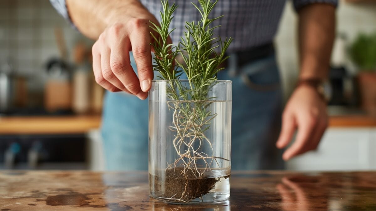 10 Herbs You Can Cultivate in Water Indoors — All Year Round 6 10 Herbs You Can Cultivate in Water Indoors — All Year Round - rosemary AI