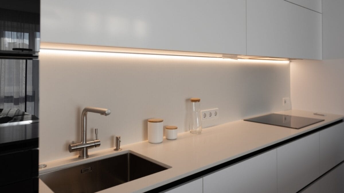 Refresh Your Kitchen in a Weekend with These 18 Simple DIY Ideas - under cabinet lighting ss2417040873