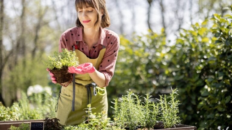 10 Tips for Beginners: Container Gardening - woman container garden ss2158133705