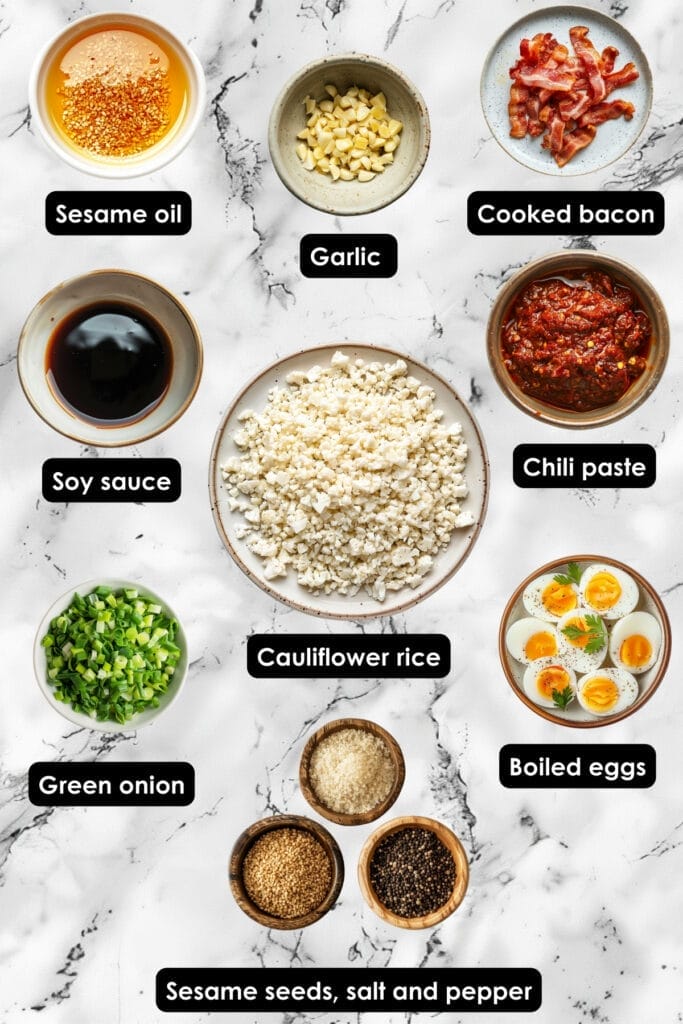 Reinventing Rice with a Healthy Keto-Approved Bacon Cauliflower Fried Rice Recipe 3 Reinventing Rice with a Healthy Keto-Approved Bacon Cauliflower Fried Rice Recipe - Bacon Cauliflower Fried Rice Ingredients Ai