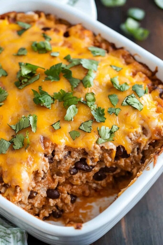 Simple Beef Burrito Casserole Recipe for Busy Weeknights 2 Simple Beef Burrito Casserole Recipe for Busy Weeknights - Beef Burrito Casserole pin