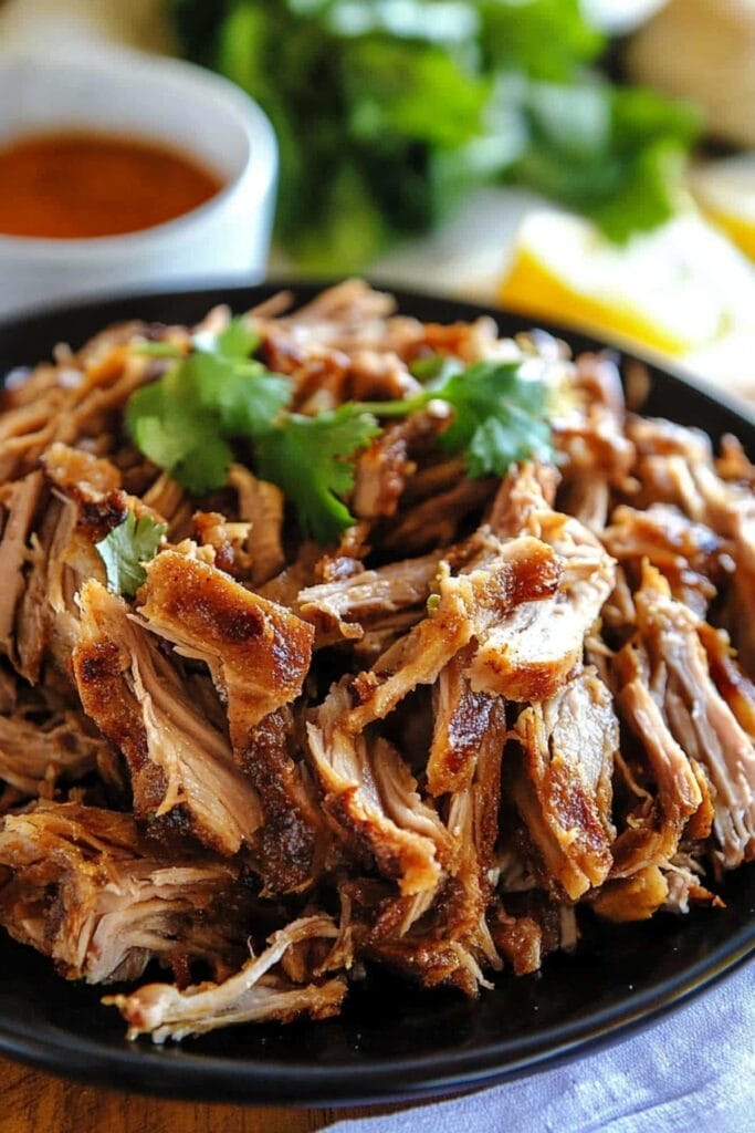 The Juicy, Flavorful Carnitas (Mexican Slow Cooker Pulled Pork) Recipe That’ll Have Your Friends Envying Your Crockpot Skills - Carnitas Mexican Pulled Pork pin