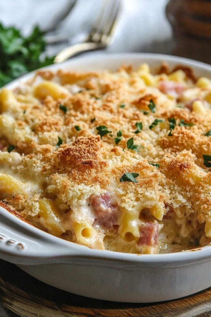 Chicken Cordon Bleu Casserole: Easy & Crowd-Pleasing 2 Chicken Cordon Bleu Casserole: Easy & Crowd-Pleasing - Chicken Cordon Bleu Casserole pin