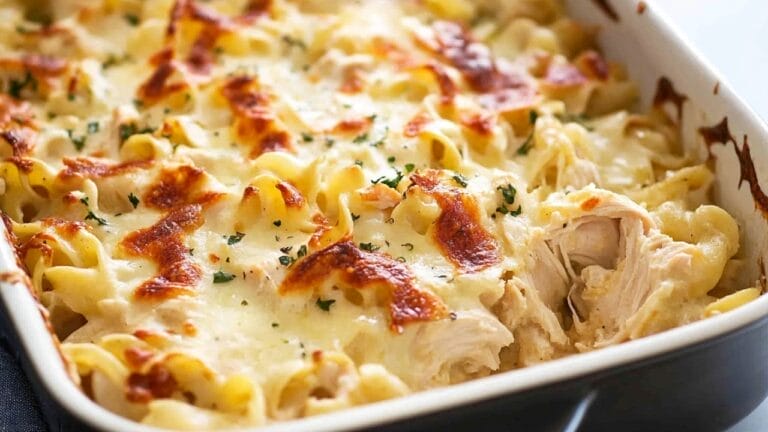 All-Natural Chicken Noodle Casserole: No Canned Soup Required 8 All-Natural Chicken Noodle Casserole: No Canned Soup Required - Chicken Noodle Casserole
