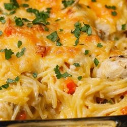 Homemade Chicken Spaghetti Bake Without Canned Soup 4 Homemade Chicken Spaghetti Bake Without Canned Soup - Chicken Spaghetti Bake