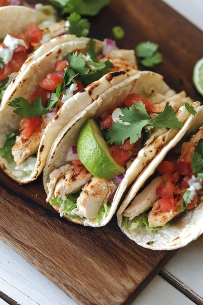Slow-Cooker Chicken Tacos That are So Tasty & Easy, You’ll Never Want to Make Tacos Any Other Way - Chicken Tacos pin