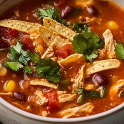 Effortless Slow-Cooker Chicken Tortilla Soup Recipe 4 Effortless Slow-Cooker Chicken Tortilla Soup Recipe - Chicken Tortilla Soup 1
