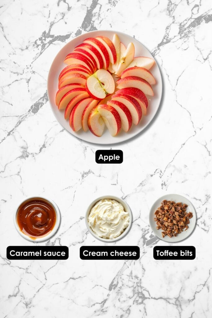 Cream Cheese Caramel Apple Spread for Dipping or Your Next Baked Treat 3 Cream Cheese Caramel Apple Spread for Dipping or Your Next Baked Treat - Cream Cheese Caramel Apple Ingredients