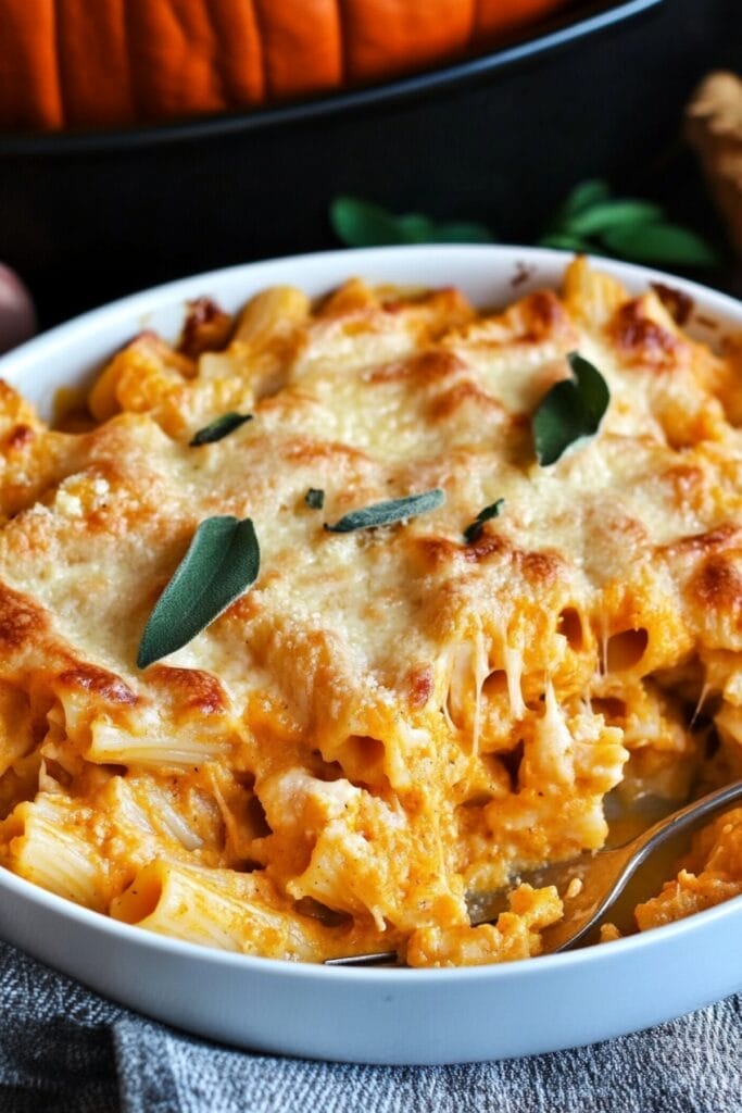 Creamy Pumpkin Pasta Bake: A New Fall Comfort Classic 2 Creamy Pumpkin Pasta Bake: A New Fall Comfort Classic - Creamy Pumpkin Pasta Bake pin