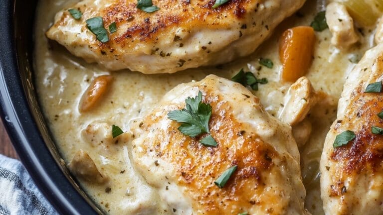This Slow Cooker Creamy Ranch Chicken Recipe Will Have Your Guests Asking for Seconds - Creamy Ranch Chicken