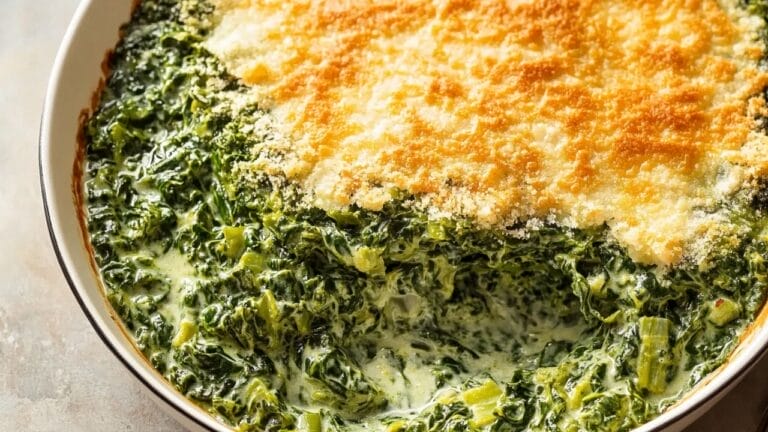 Creamy Spinach Casserole Crowned as a New Potluck Favorite 9 Creamy Spinach Casserole Crowned as a New Potluck Favorite - Creamy Spinach Casserole