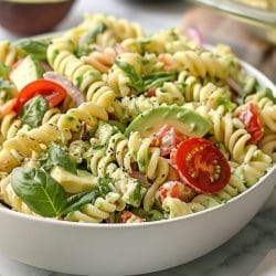 This Creamy Avocado Pasta Salad Will Make Your Summer Picnics a Hit 5 This Creamy Avocado Pasta Salad Will Make Your Summer Picnics a Hit - Creamy Avocado Pasta Salad